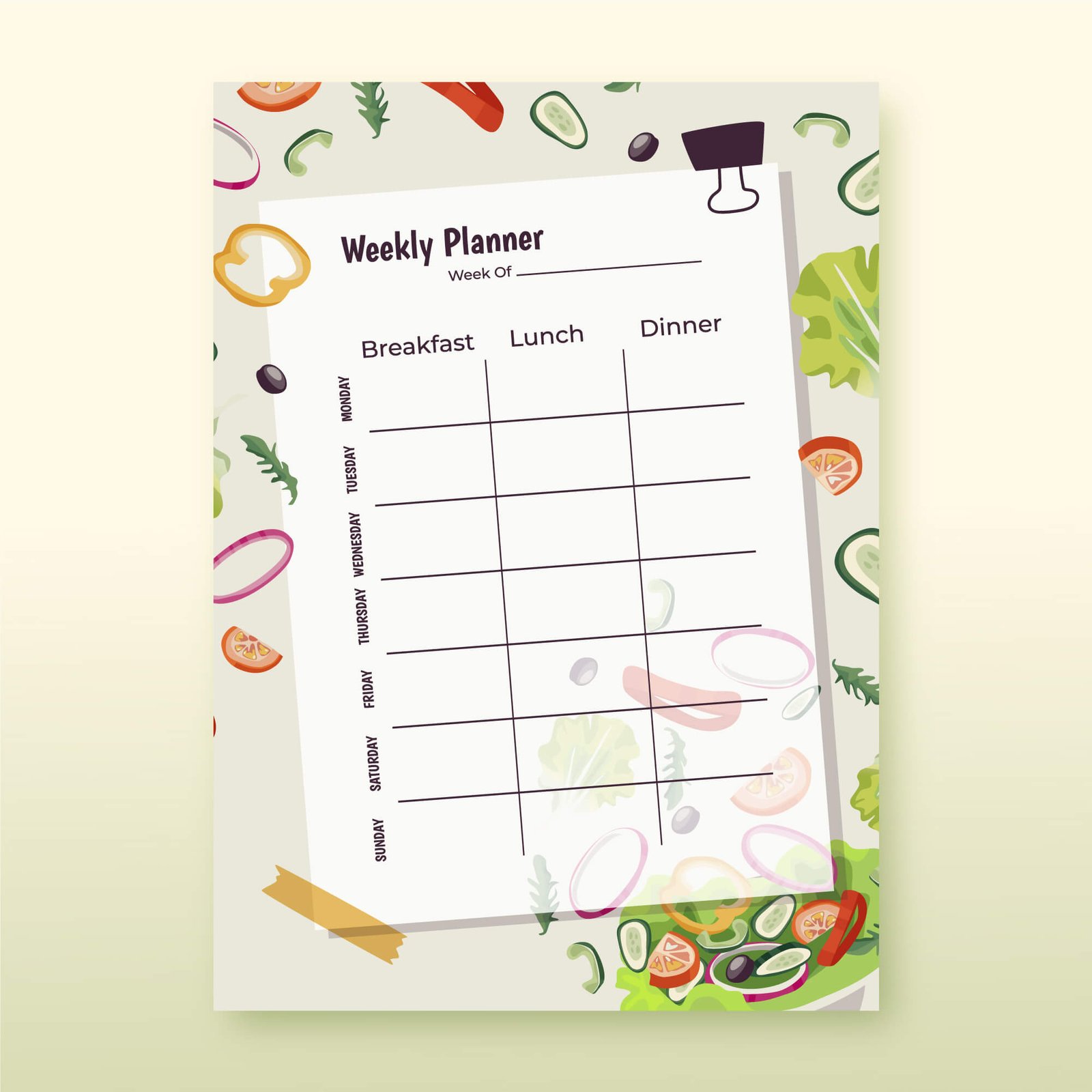 Meal Planner Calculator